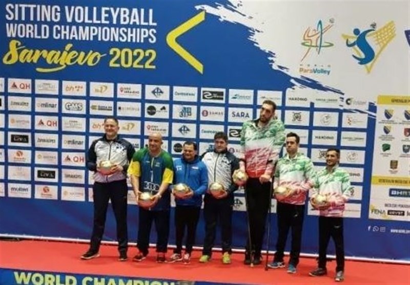 3 ملی‌پوش والیبال نشسته ایران در جمع برترین‌های مسابقات قهرمانی جهان