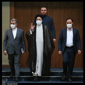  حضور آیت الله سید ابراهیم رئیسی رئیس جمهور در همایش ملی جهاد تبیین و اطلاع رسانی هنرمندانه 