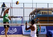 والیبال ساحلی قهرمانی آسیا| صعود ایران یک به نیمه نهایی