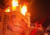 جان باختن 21 فلسطینی بر اثر آتش‌سوزی در غزه/ اعلام عزای عمومی در سراسر فلسطین
