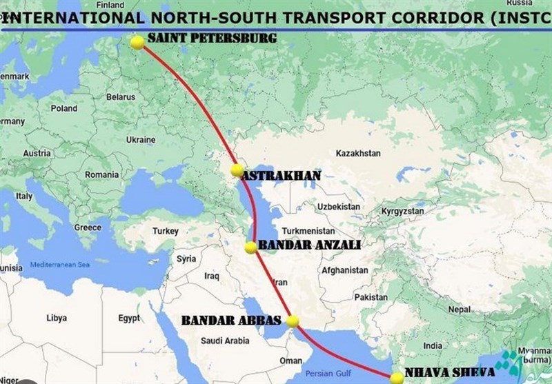 مشکلات کریدور شمال-جنوب در ایران باید حل شود