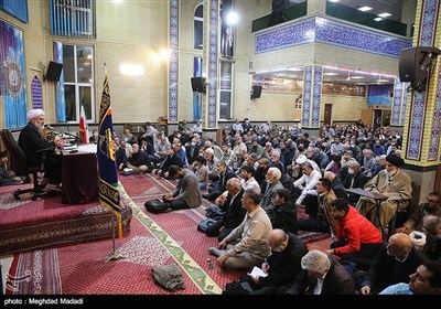 سخنرانی حجت الاسلام طائب در مسجد انصارالحسین