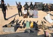 عراق| به دام افتادن پنج تروریست داعشی در صحرای الانبار