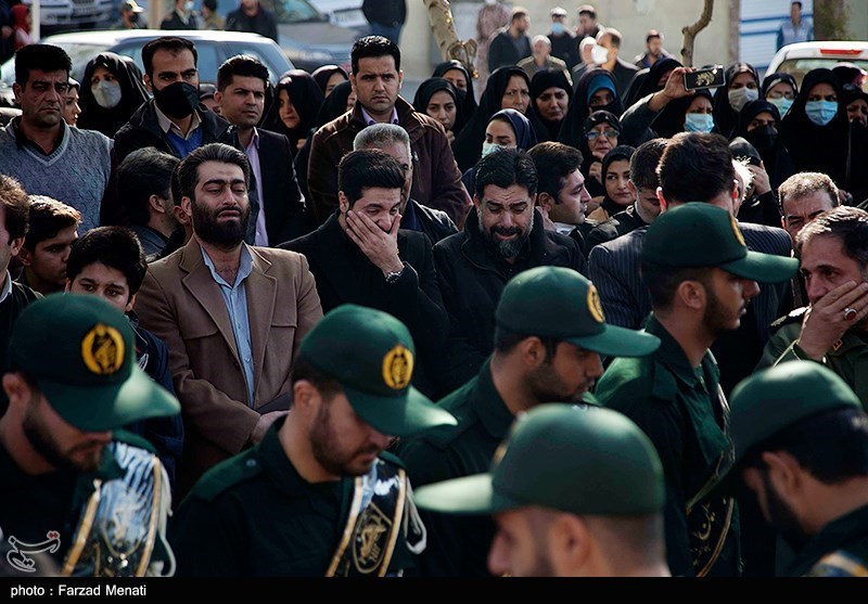 تشییع پیکر شهید مدافع امنیت در کرمانشاه