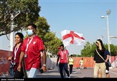 على هامش مباراة منتخبي إيران وإنجلترا - كأس العالم 2022