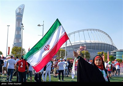 على هامش مباراة منتخبي إيران وإنجلترا - كأس العالم 2022