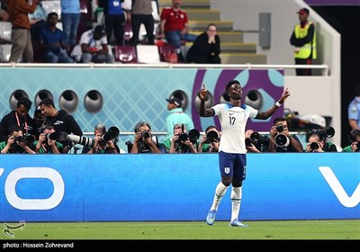  جام جهانی قطر| ساکا بهترین بازیکن دیدار ایران - انگلیس شد 