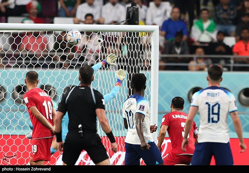 فیلم گل ششم تیم ملی انگلیس مقابل ایران