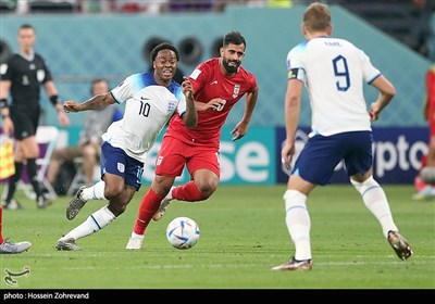 دیدار تیم‌های فوتبال ایران و انگلیس- جام جهانی 2022
