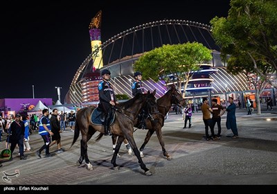 على هامش مباراة منتخبي إيران وإنجلترا - كأس العالم 2022