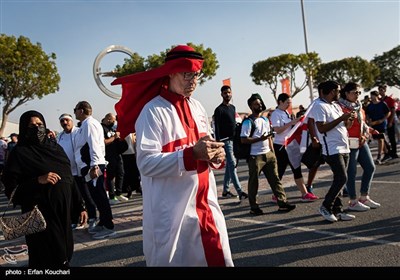 على هامش مباراة منتخبي إيران وإنجلترا - كأس العالم 2022