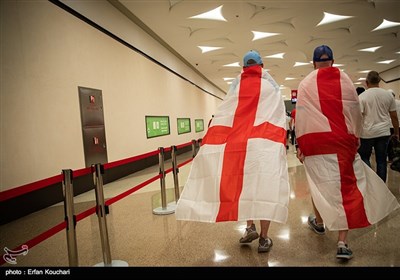 على هامش مباراة منتخبي إيران وإنجلترا - كأس العالم 2022