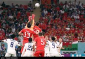 دیدار تیم‌های فوتبال آمریکا و ولز- جام جهانی 2022