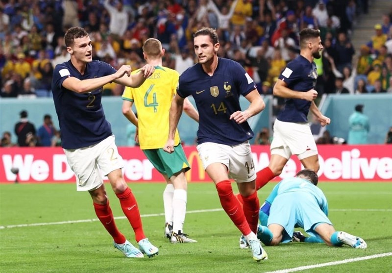 جام جهانی قطر| ربیو درخشید؛ فرانسه با شکست استرالیا به رختکن رفت