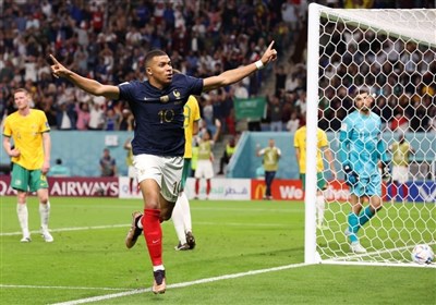  جام جهانی قطر| امباپه بهترین بازیکن دیدار فرانسه و استرالیا شد 