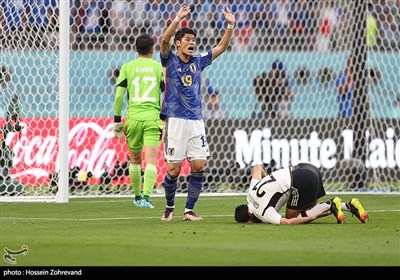 دیدار تیمهای ژاپن و آلمان - جام جهانی ۲۰۲۲ قطر