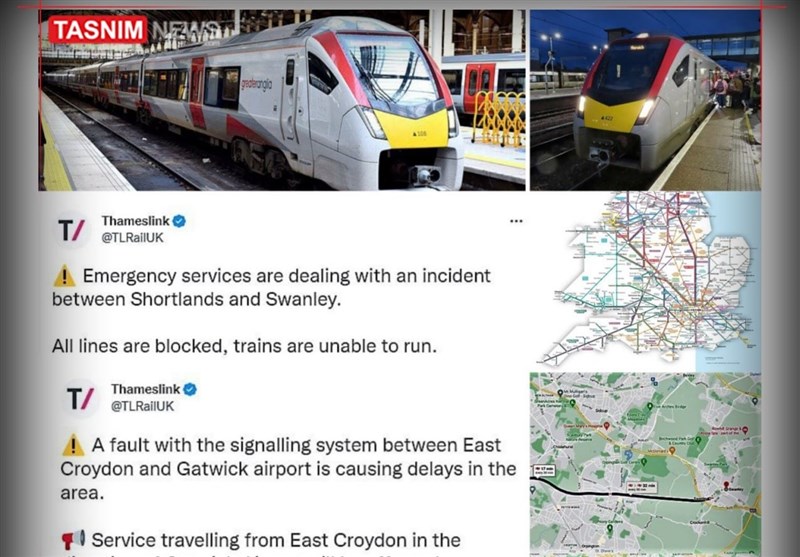 سیستم سیگنالینگ برخی ایستگاه‌های قطار انگلیس هم دچار مشکل شد