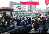 جشن پیروزی تیم ملی درخیابان های تهران