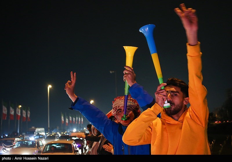 شادی مردم در پی برد ایران مقابل ولز - استانها