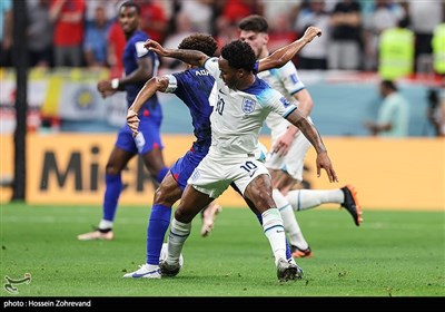 دیدار تیمهای انگلیس و آمریکا - جام جهانی 2022 قطر