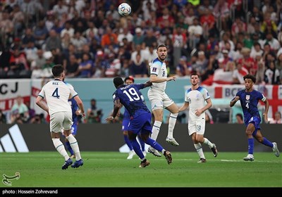 دیدار تیمهای انگلیس و آمریکا - جام جهانی 2022 قطر