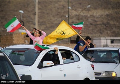 شادی مردم در پی برد ایران مقابل ولز - استانها