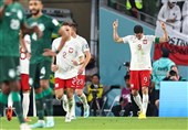 جام جهانی قطر| برد شیرین لهستان بر عربستان در قاب تصاویر