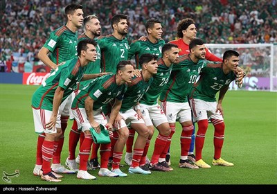 دیدار تیم های فوتبال آرژانتین و مکزیک - جام جهانی 2022 قطر