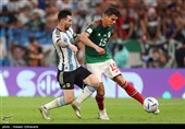 دیدار تیم های فوتبال آرژانتین و مکزیک - جام جهانی 2022 قطر