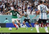 دیدار تیم های فوتبال آرژانتین و مکزیک - جام جهانی 2022 قطر