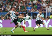 دیدار تیم های فوتبال آرژانتین و مکزیک - جام جهانی 2022 قطر