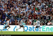 دیدار تیم های فوتبال آرژانتین و مکزیک - جام جهانی 2022 قطر