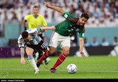 دیدار تیم های فوتبال آرژانتین و مکزیک - جام جهانی 2022 قطر