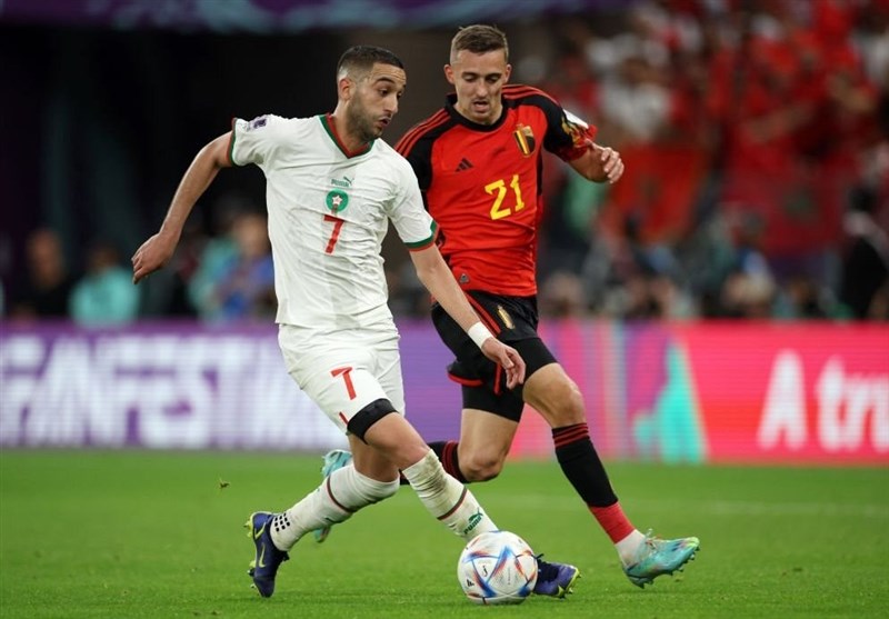 جام جهانی قطر| زیاش؛ بهترین بازیکن دیدار بلژیک و مراکش