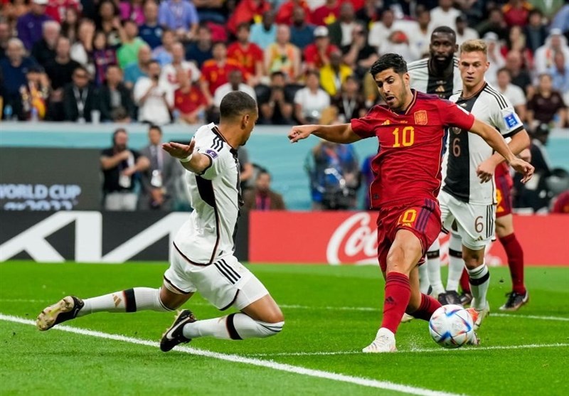جام جهانی قطر| تساوی اسپانیا و آلمان در نیمه اول
