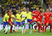 جام جهانی قطر| نبرد برزیل و سوئیس در نیمه نخست برنده نداشت/ قطع لحظه‌ای برق ورزشگاه 974