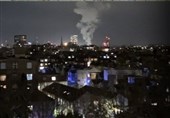 انفجار ضخم یهز لندن/ سحابة غامضة فی سماء لندن+ فیدیو