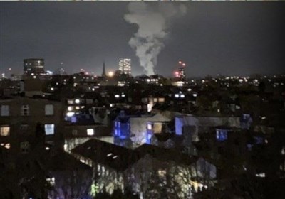  انفجار مهیب لندن را لرزاند/ ابر مرموز در آسمان لندن شکل گرفت 