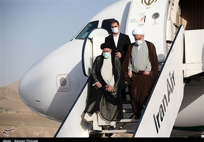 رئیس‌ جمهور وارد فرودگاه سنندج شد/ افتتاح طرح &quot;آبرسانی به کردستان&quot; تا ساعاتی دیگر + برنامه‌ها