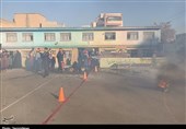 برگزاری مانور سراسری ایمنی و زلزله در مدارس استان مرکزی+تصاویر
