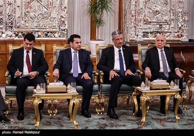 دیدار نخست وزیر عراق با محمدباقر قالیباف