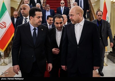 دیدار نخست وزیر عراق با محمدباقر قالیباف