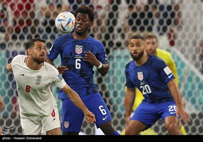 جام جهانی قطر| گزارش لحظه به لحظه دیدار ایران - آمریکا؛ برتری یک گله آمریکایی‌ها تا دقیقه 55