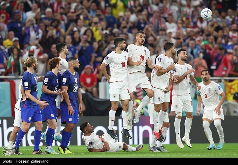 دیدار تیم‌های ایران و آمریکا - جام جهانی 2022 قطر