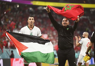  «فلسطین» همچنان در جام جهانی صعود می‌کند| گزارش خبرنگار تسنیم از حال و هوای ضدصهیونیستی در قطر 