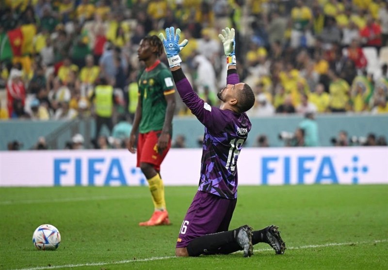 جام جهانی قطر| دروازه‌بان کامرون بهترین بازیکن دیدار با برزیل شد