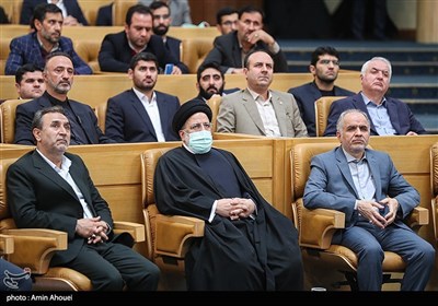 حجت الاسلام سیدابراهیم رئیسی رئیس جمهور در همایش ملی مسئولیت اجرای قانون اساسی