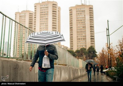 باران پاییزی تهران