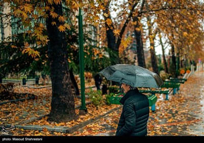 باران پاییزی تهران