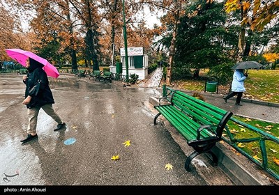 روز های بارانی پاییز در تهران